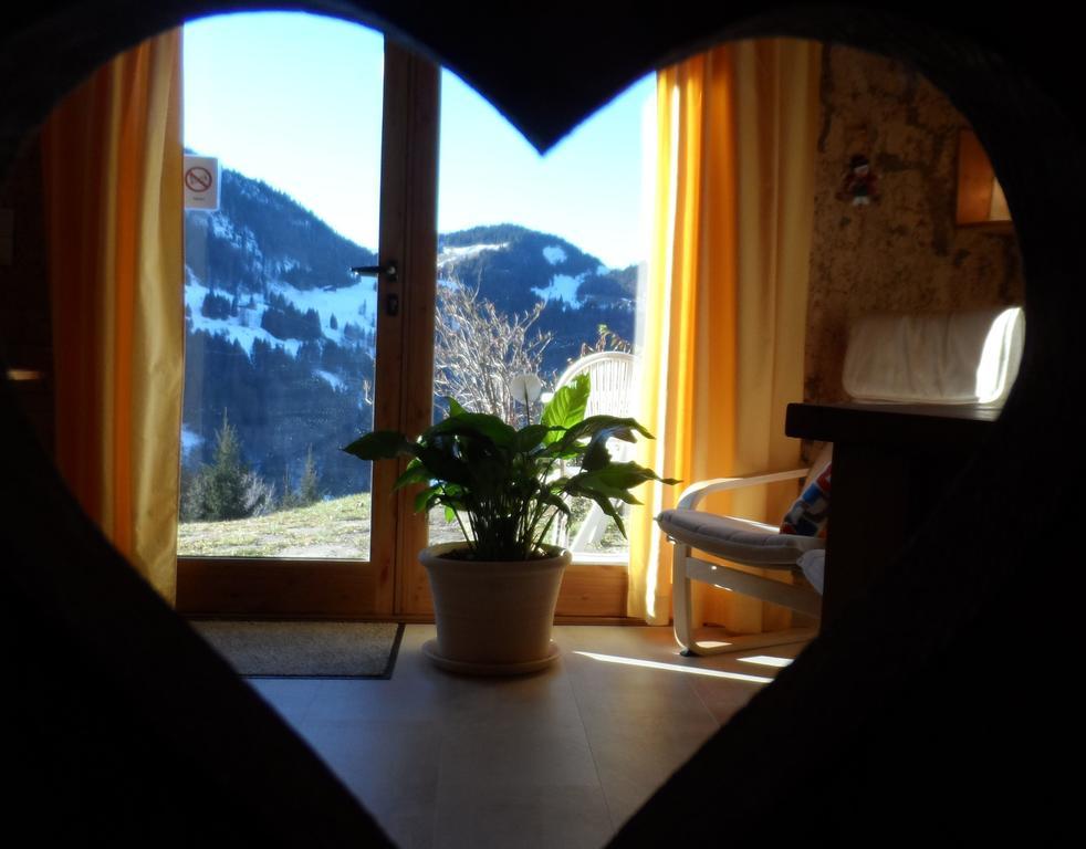Chambre d'Hôtes La Trace La Clusaz Exterior foto