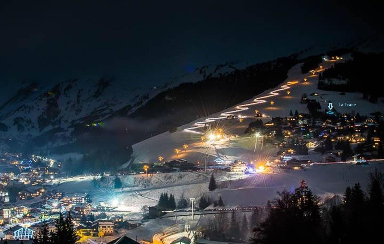 Chambre d'Hôtes La Trace La Clusaz Exterior foto