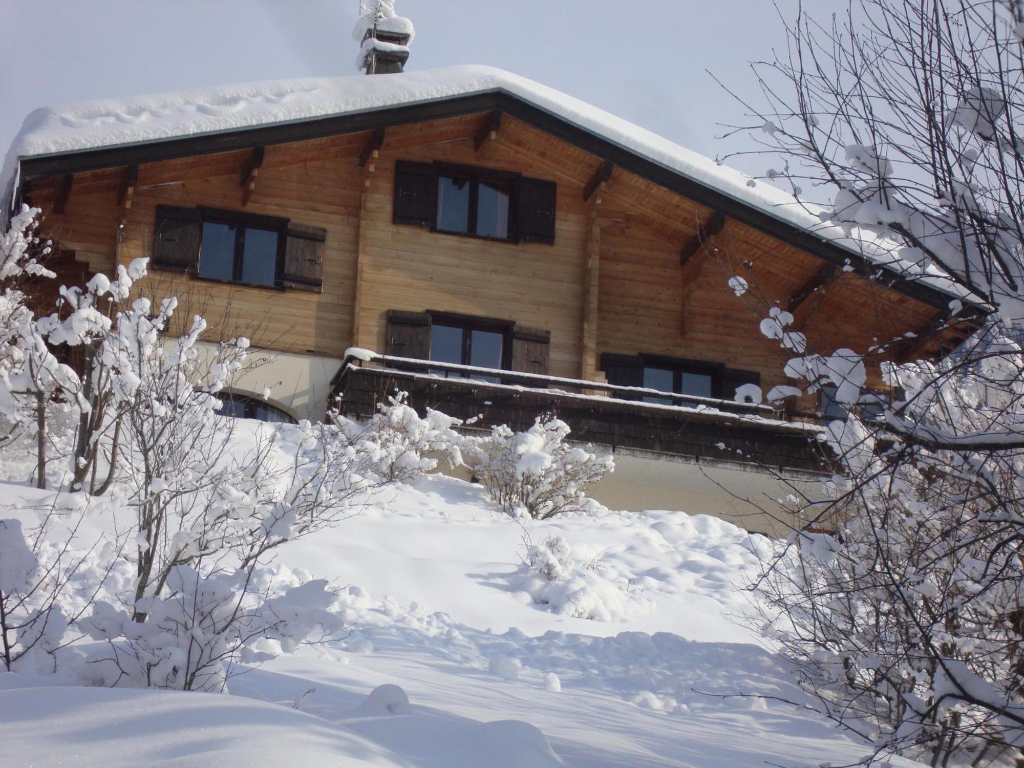 Chambre d'Hôtes La Trace La Clusaz Exterior foto
